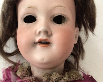 Antique Armand Marseille Bisque Porcelain Doll - Floradora, 1800s