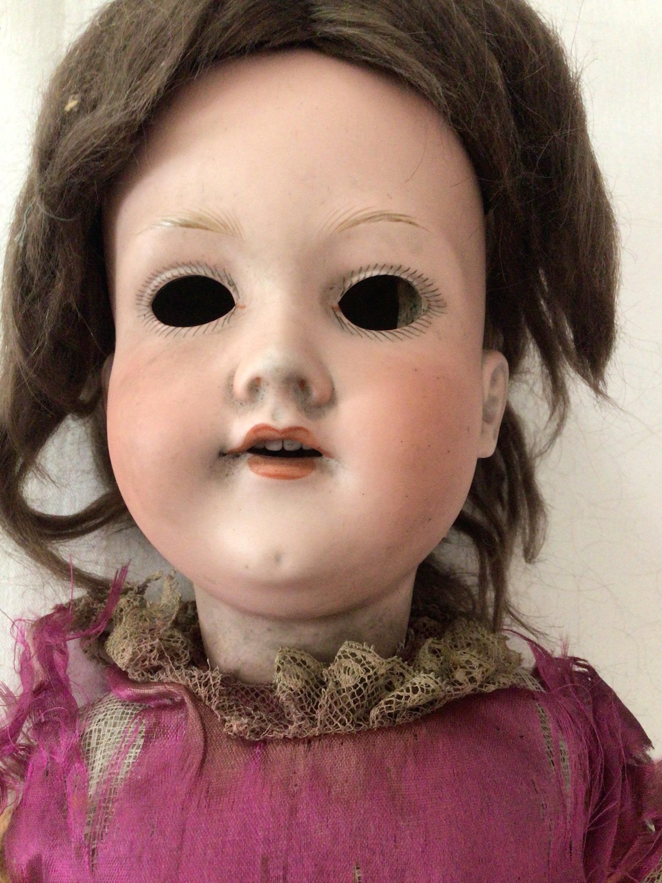Poupée Ancienne Simon Halbig 550 - Tête En Porcelaine Bisque - Collection