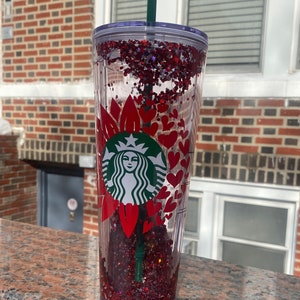 Snow Globe Globe Red Valentine Cup
