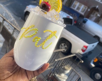 Rhinestone Name Tumbler