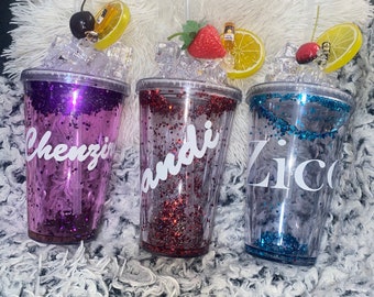 3D Snow Globe Iced Cups