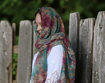 Eastern Orthodox Christian Headcovering Beautiful Non Slip Scarf Wrap Headscarf Pashmina Tichel Prayer Shawl Catholic Veil Modest Head Wrap