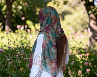 All Season Beautiful Draping Abstract Scarf Shawl Wrap Pashmina Modest Woman's Elegant Wear Orthodox Christian Headcovering Scarf