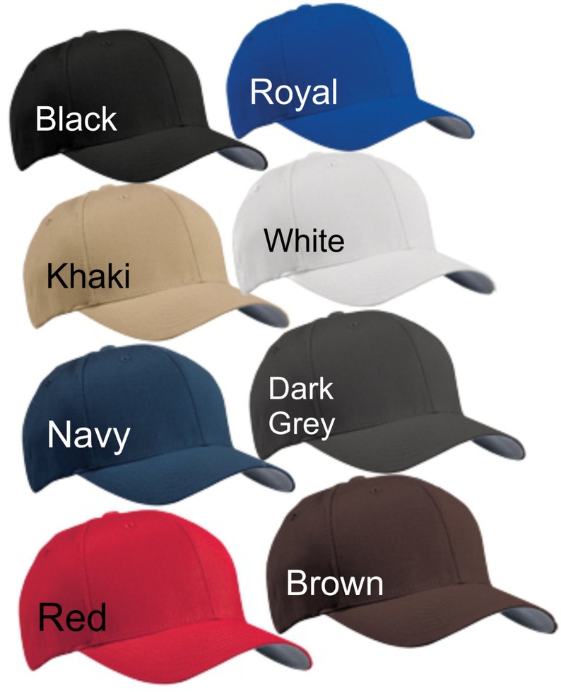 Flex Fit Cap with custom embroidery