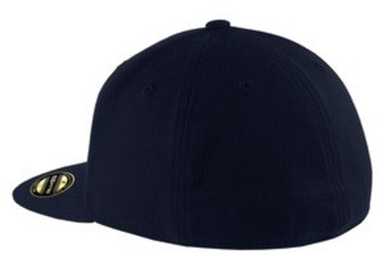 Flex Fit Flatbill Cap with custom embroidered front