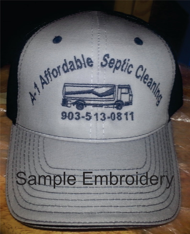 Flex Fit Cap with custom embroidery