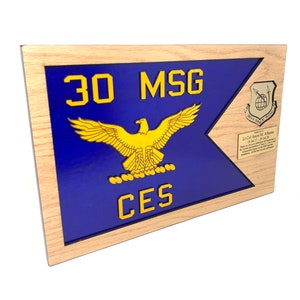 USAF Replica Guidon Plaque