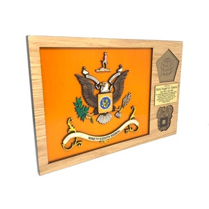 Battalion Colors Replica Plaque