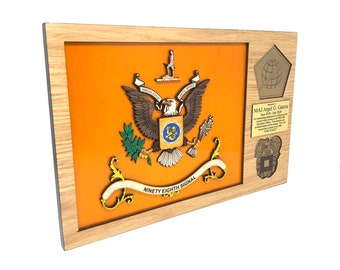 Battalion Colors Replica Plaque