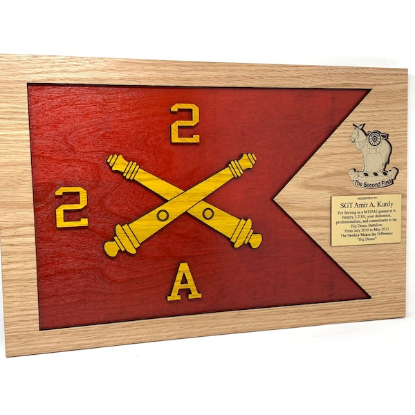 Army Guidon Plaques Etsy