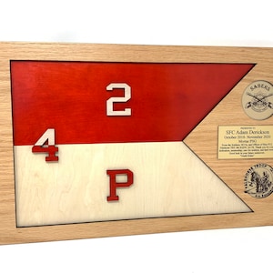 Réplica de placa de guidon de caballería