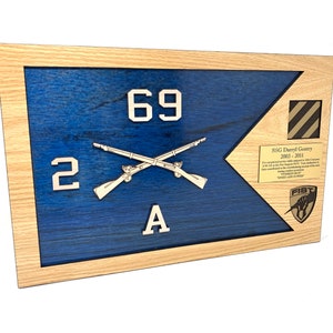 Infantry Replica Guidon Plaque