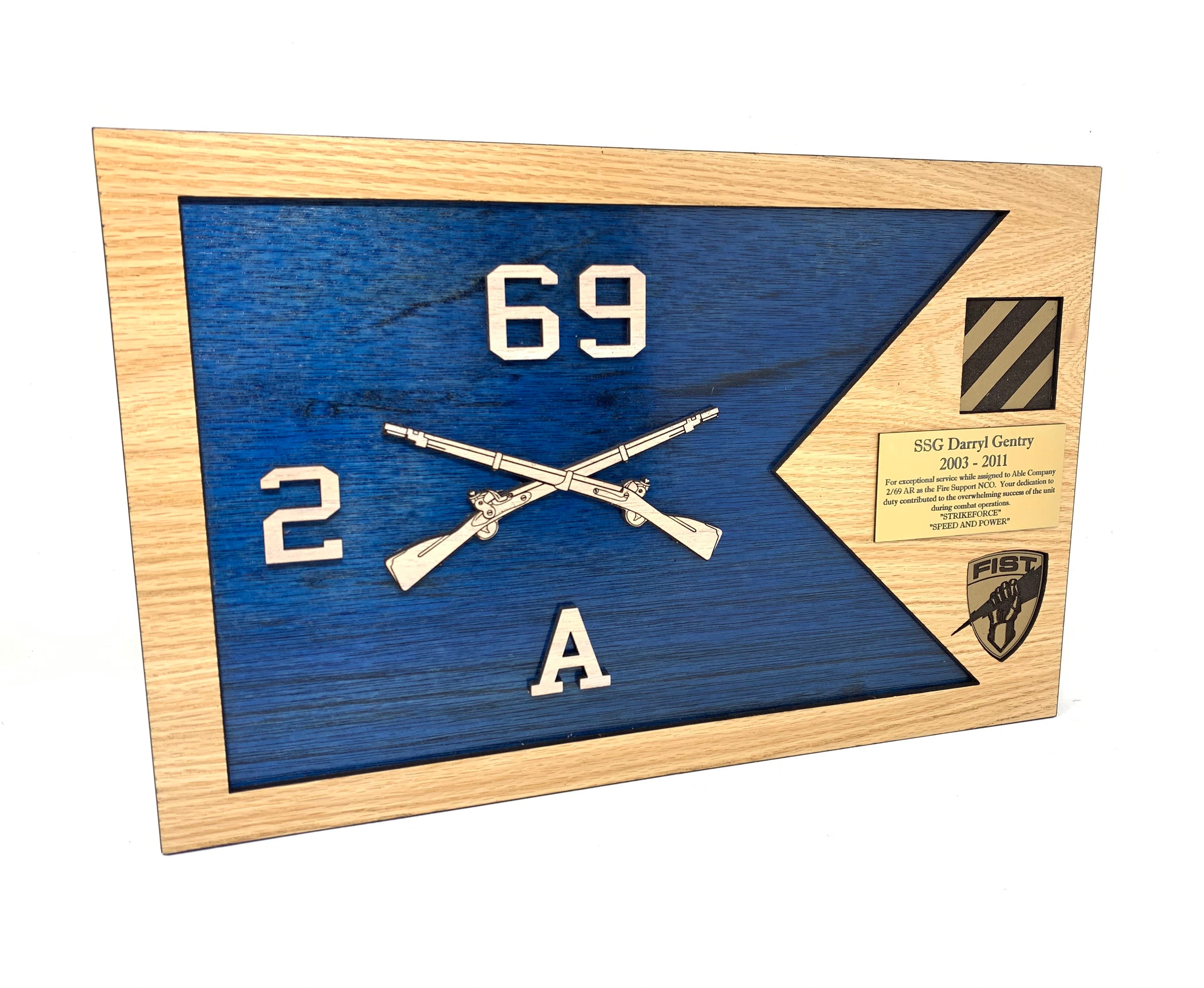 Infantry Replica Guidon Plaque