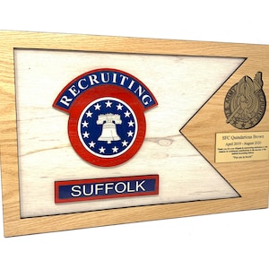 Army Recruiting Replica Guidon Plaque