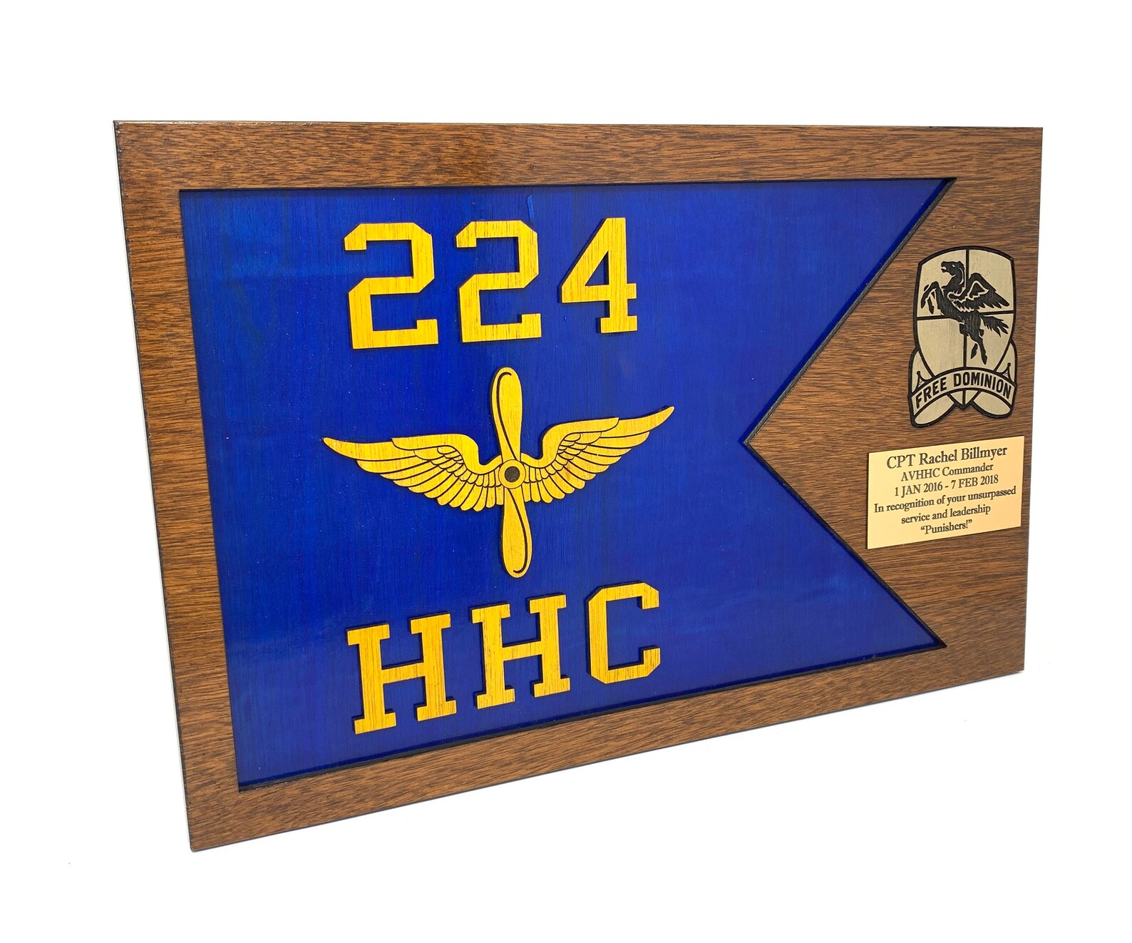 Army Aviation Replica Guidon Plaque Etsy