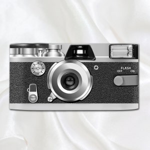 Retro Vintage Disposable Camera – Silver Edition