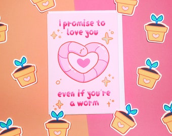 Eu te amaria mesmo como uma carta de minhoca