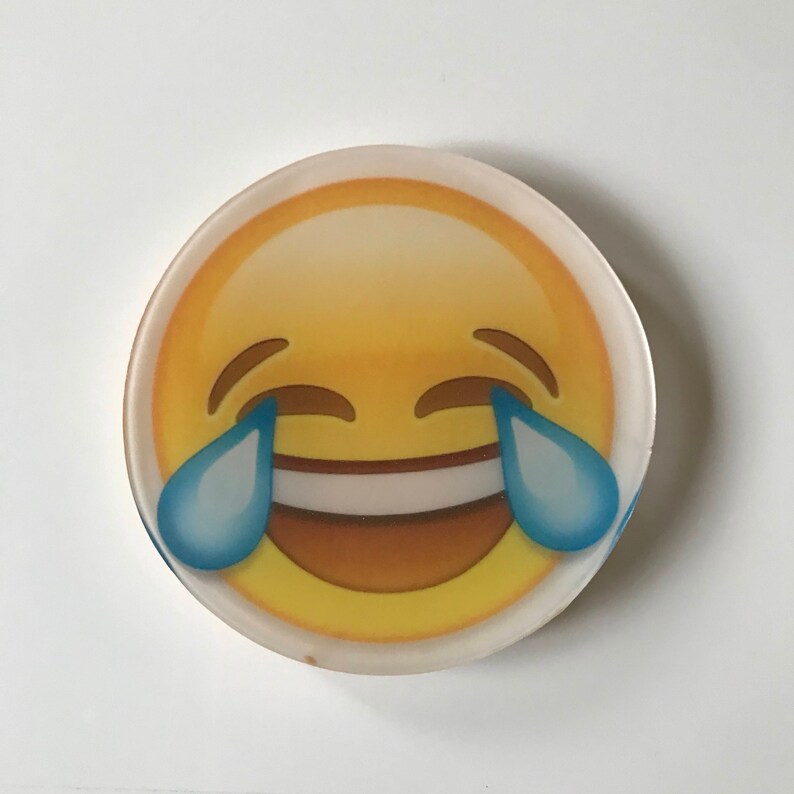 Emoji Soap Bar small emojis happy excited smile love kiss face Etsy