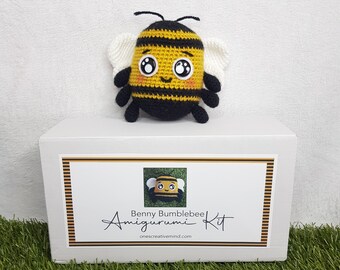 Benny the Bumblebee Crochet Amigurumi Kit