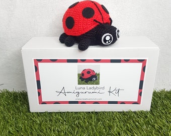 Luna the Ladybird Crochet Amigurumi Kit