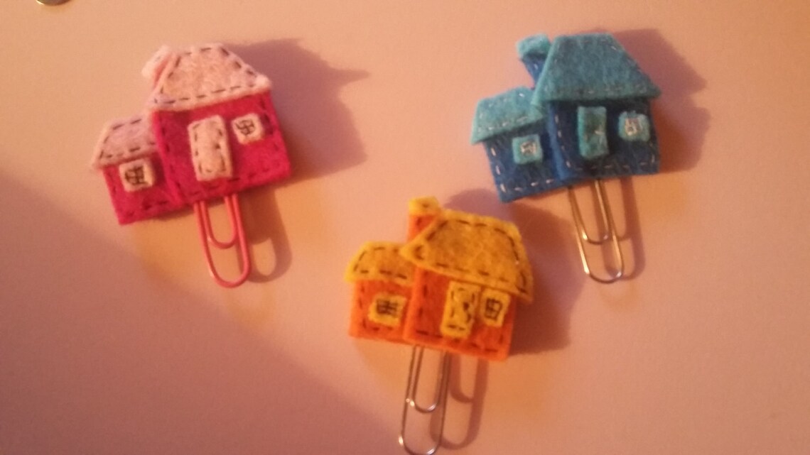 Lil House Paperclips Etsy