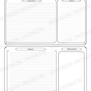 D&amp;D 5E Character Sheet - Digital Download - Etsy