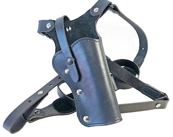 Ruger Super Redhawk- Sportsman's Chest Rig® for Ruger Super Redhawk Revolvers Black Leather