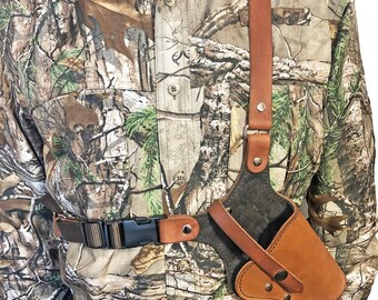 Ruger Blackhawk- Sportsman's Chest Rig® for Ruger Blackhawk Standard & Convertible Revolvers Brown Leather