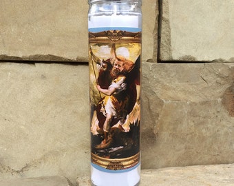 Walking Dead Abraham Celebrity Prayer Candle