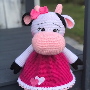 Crochet Cow Doll Pattern: Lilia Amigurumi PDF (Eng/Esp)