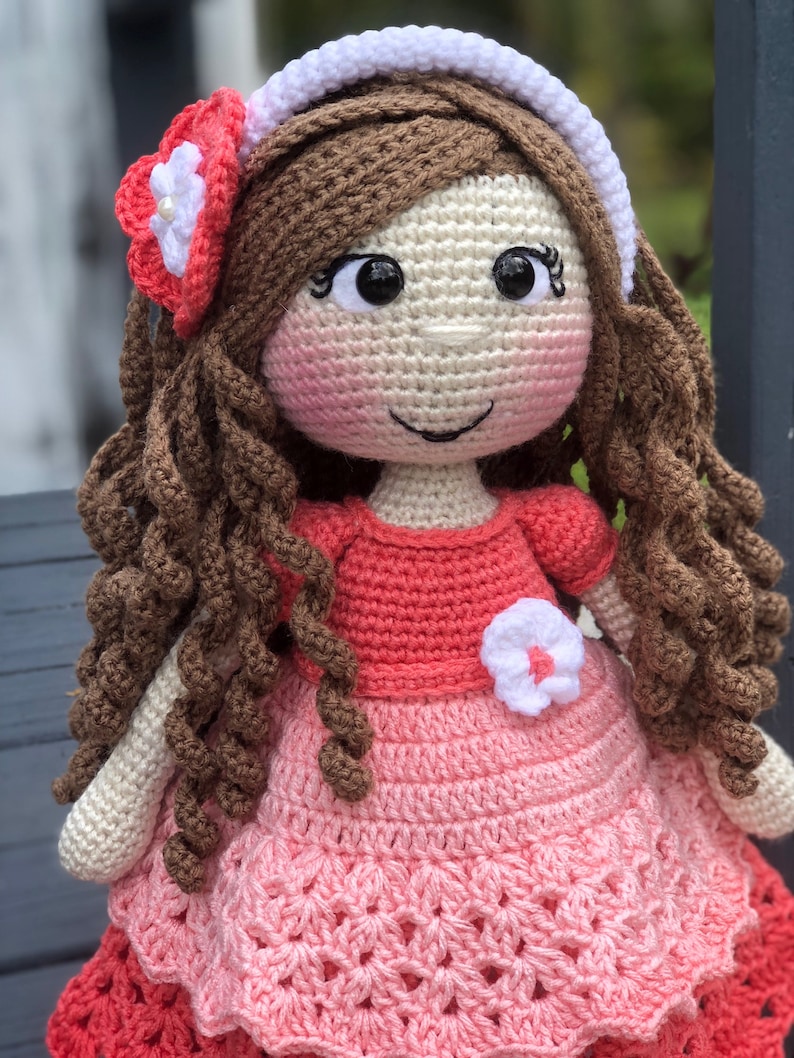 PATTERN Crochet Sarahi Doll PATTERN Crochet Doll Pattern Etsy