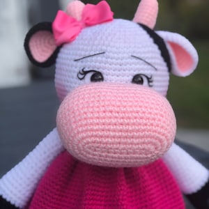 PATTERN Lilia the Little Cow PATTERN Crochet Cow Available just English/Spanish image 5