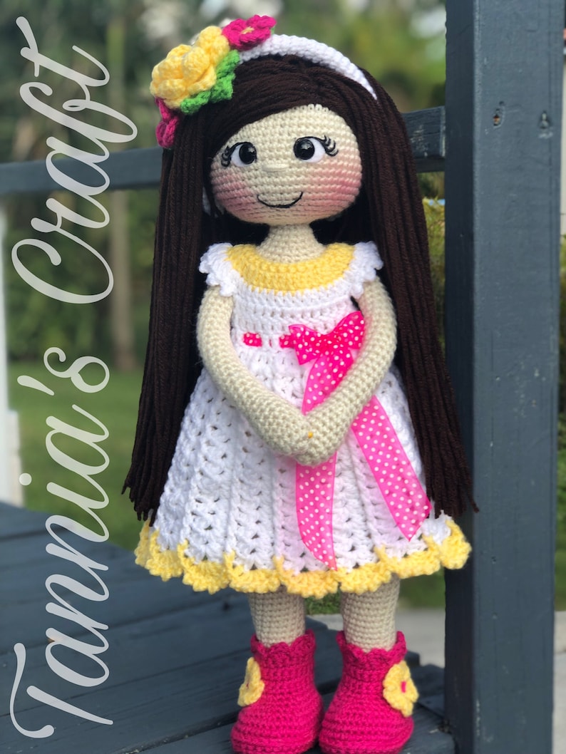 crochet flat doll pattern
