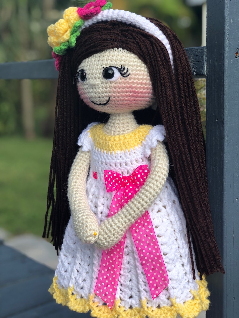 crochet flat doll pattern