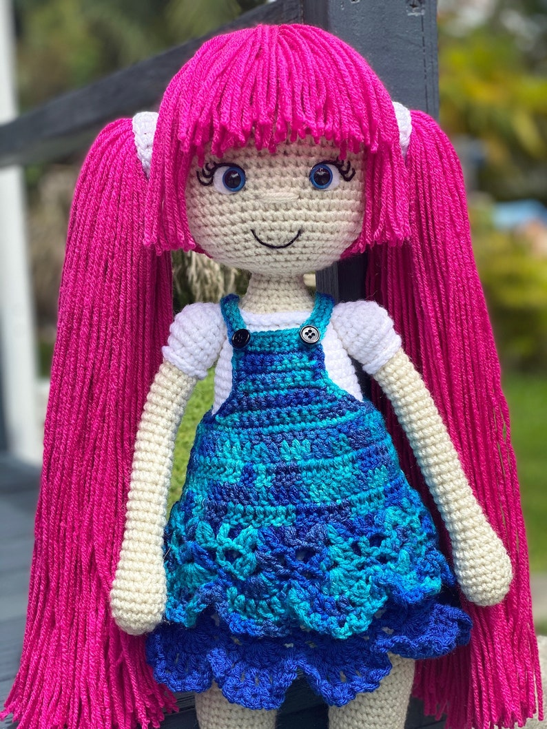 crochet flat doll pattern