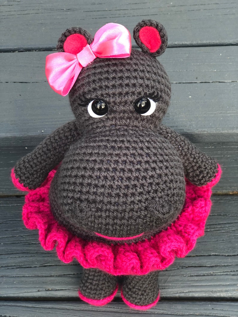 PATTERN Hippo Twins PATTERN Available just English/Spanish Crochet Hippo image 7