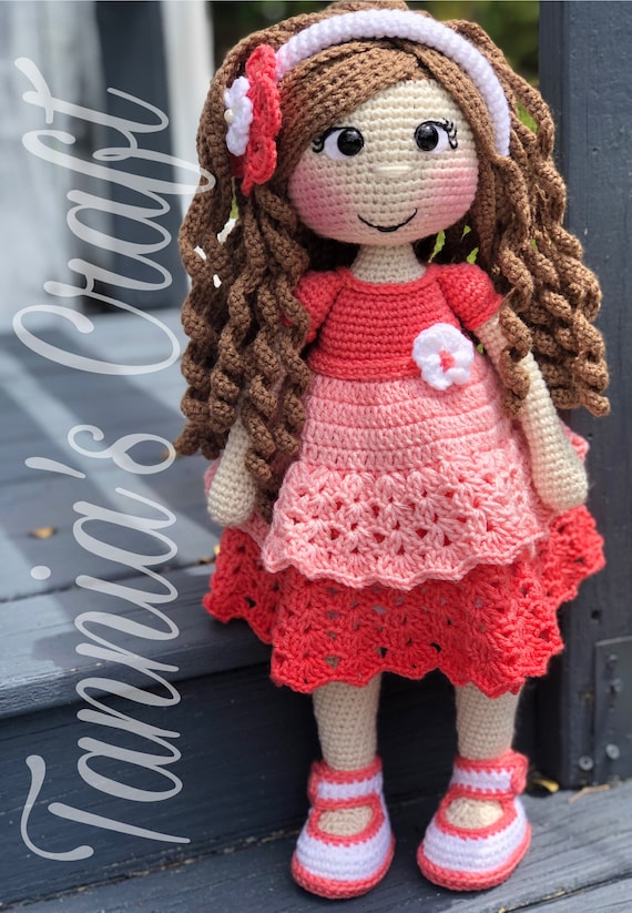 etsy crochet doll pattern