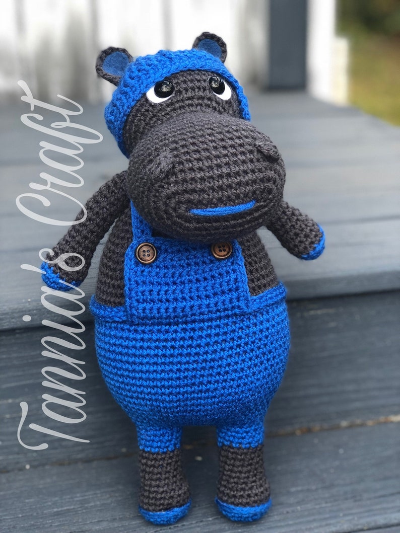 PATTERN Hippo Twins PATTERN Available just English/Spanish Crochet Hippo image 4