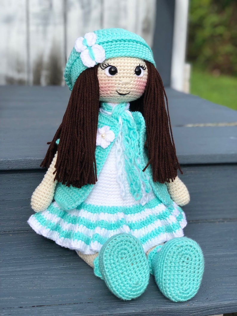 crochet flat doll pattern