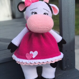 PATTERN Lilia the Little Cow PATTERN Crochet Cow Available just English/Spanish image 7