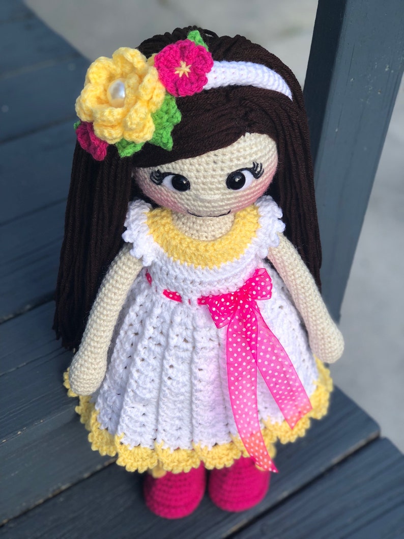 crochet flat doll pattern