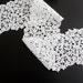 Swiss guipure embroidery: 1 Yard Lace Trim white