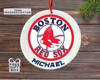 Red Sox 2022 Christmas Ornament Red Sox Ornament | Etsy