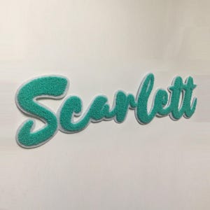 Colorful Personalized Chenille Varsity Letterman Jacket Patches