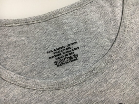 300 Iron on Neck Labels, Custom Iron on Tagless Neck Tags, Heat Transfer  Vinyl, Tagless Garment Labels, Personalized Iron on Clothing Labels - Etsy