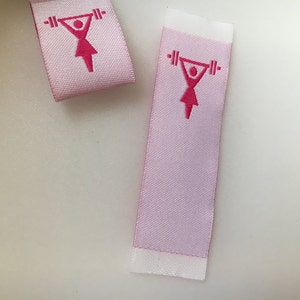 300 Custom woven labels, Clothing labels custom, logo label, craft fabric label, damask woven label, sewing labels, sewing woven labels