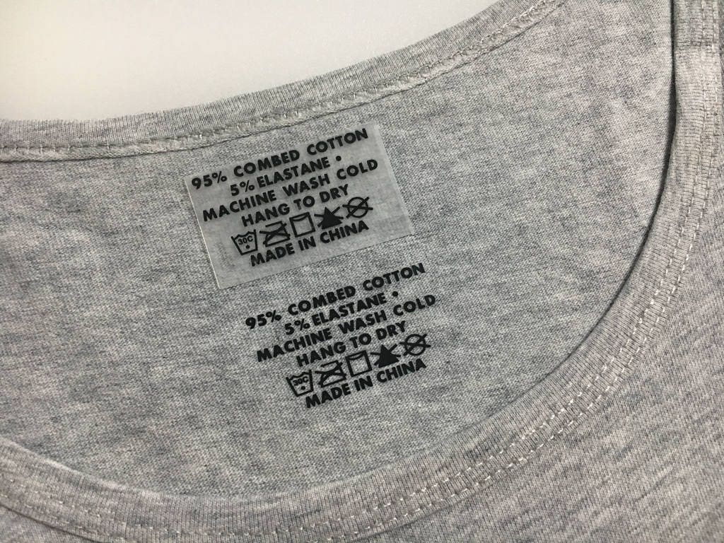 Custom iron on heat transfer labels Tagless tags Clothing Etsy