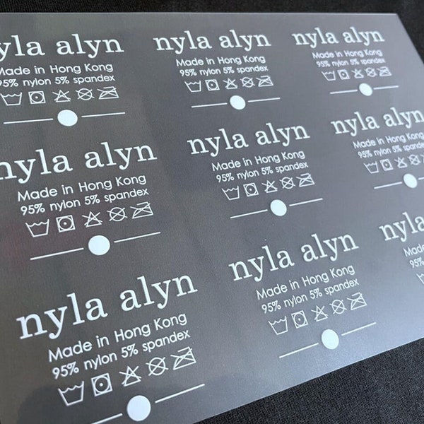 Heat Press Clothing Labels Etsy