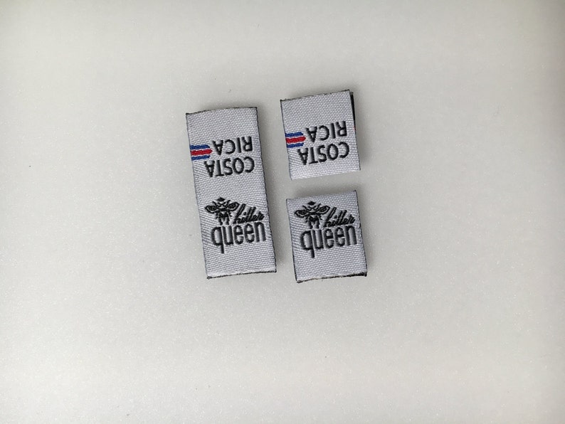 1000 Custom Clothes Labels Label Clothes Clothing Name Tags Etsy