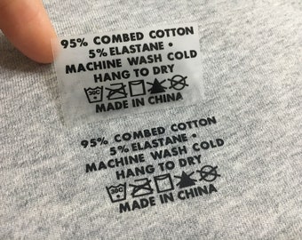 Benutzerdefinierte Tagless Heat Transfer Labels - Grosshandel